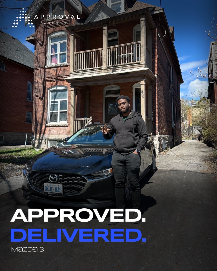 Mazda 3 approved and delivered